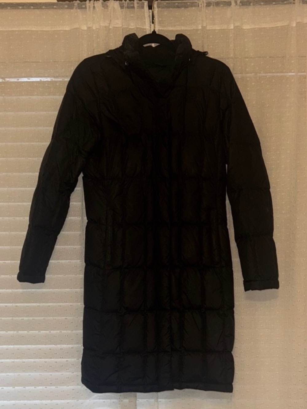 The North Face Black Long Quilted Puffer Coat